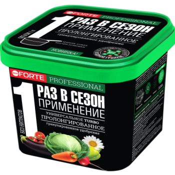 Удобрение универсальное, ведро 1 л, Bona Forte TURBO, с биодоступным кремнием