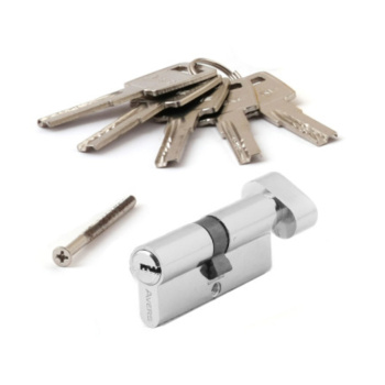 Механизм врезной 90(40/50) хром ключ/ключ ZM Avers *1/12/72