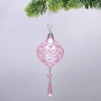 Подвеска "Сказочные узоры" 8*20 см, Розовый Подвеска "Сказочные узоры" 8*20 см, Розовый