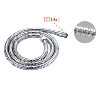 Шланг для смесителя Potato P41-15, 1.5 м, с выдвижной лейкой