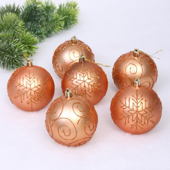 Набор шаров 8 см "Magic wish" (набор 6 шт), Шампань Набор шаров 8 см "Magic wish" (набор 6 шт), Шампань