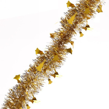 Мишура 2м 7 см "Колокольный звон", Золото