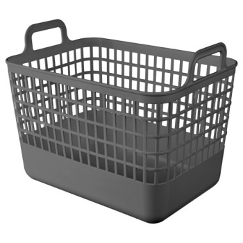 Корзина для хранения пластм. "Kobo" 320х224х255мм 15л  Серый арт 435296011 ("Бытпласт") *1/16