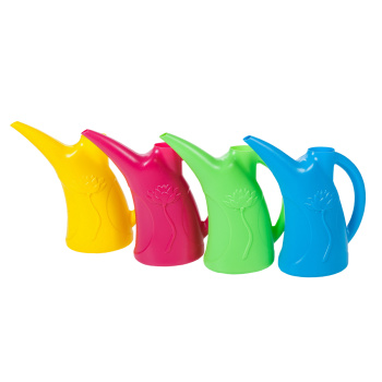 Лейка для комнатных растений с длинным носиком пластм. 2,0л высокая "Лотос" "Радиан" *1/10