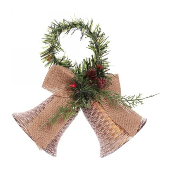 Украшение новогодние Серпантин «Зимний колокольчик», 19х10х13 см, золото