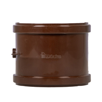 Соединитель желоба 120 мм Docke Standard, светло-коричневый