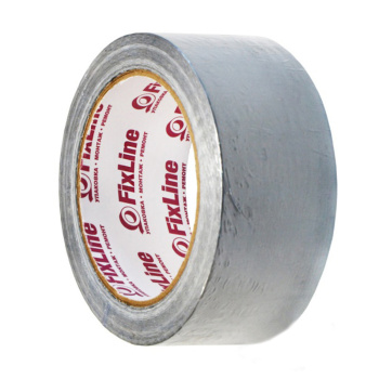Лента клейкая армированная 48мм х 25м Серый "FixLine" *1/36