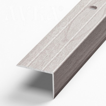 Порог-угол ПУ 03 900мм106 ясень белый (24*18мм) Лука *1/6/48