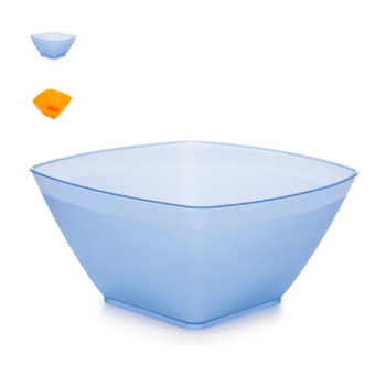 яяяСалатник пластм. 0,8л квадр. арт.350 ("Полимербыт")  *1/86