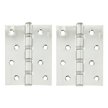 Петля универсальная 100*75*2,5мм ХРОМ CR (комплект 2шт.) AVERS *1/6/48