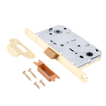 Защелка врезная п/ручку и фиксатор ЗОЛОТО БЕСШУМНАЯ 5300-Р-WC-G Сode Deco *1/40