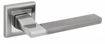 Ручка раздельная НИКЕЛЬ матовый FZ 06 S SN Фабрика Замков *1/20