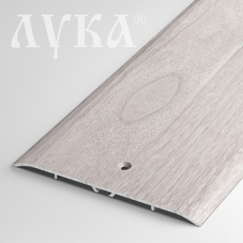 Порог-стык ШИРОКИЙ ПС 05 1800мм 106 ясень белый (100*5мм) Лука *1/6/24