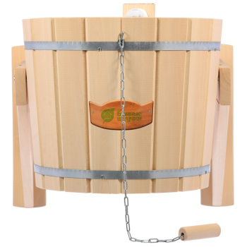 Русский душ 16 л, обливное устройство c пластиковой вставкой и наливным клапаном в коробке, липа, "Б Русский душ 16 л, обливное устройство c пластиковой вставкой и наливным клапаном в коробке, липа, "Б