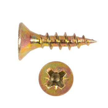 Шурупы жёлтые BROZEX пакет 4*16 (40шт) *10/100 Шурупы жёлтые BROZEX пакет 4*16 (40шт) *10/100