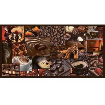 Панель стеновая ПВХ "ГРЕЙС" Мозаика аромат кофе (955*480 мм) *10