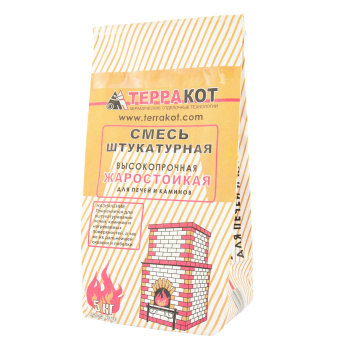 Штукатурка жаростойкая 5 кг Терракот