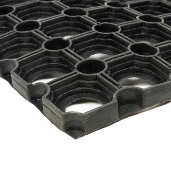 Коврик ячеистый 40*60*1,6 см грязесборный черный "KOVROFF" (арт.15161)  *1/12 (МЦ99)