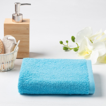 Салфетка махровая 30*50см цв.01-028 небесный 360г/м2 Текстиль Центр *10