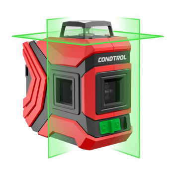 Нивелир лазерный диапазон 20м точность±0,3мм луч зеленый 3шт LI-ION IP54 GFX360 CONDTROL *1 Нивелир лазерный диапазон 20м точность±0,3мм луч зеленый 3шт LI-ION IP54 GFX360 CONDTROL *1
