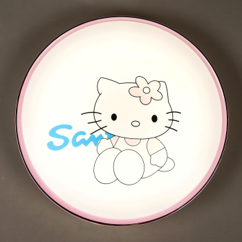 Светильник светодиодный акриловый 400мм 48W 8103/24W*2 04 PINK LED 3реж (тепл.и хол.свет,смеш) б/пул