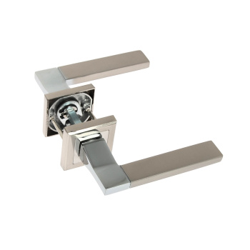 Ручка раздельная НИКЕЛЬ матовый FZ 06 S SN Фабрика Замков *1/20