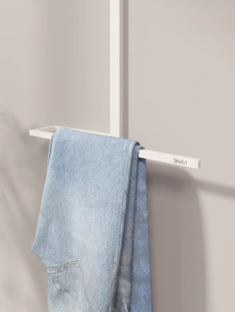 Вешалка надверная/настенная "Торонто 12" шир.440мм Белый ВКНТ12 Б ("ЗМИ") *1