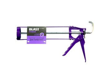 Пистолет для герметика Blast Power No Drop, 310 мл, металл, скелетный усиленный корпус Пистолет для герметика Blast Power No Drop, 310 мл, металл, скелетный усиленный корпус