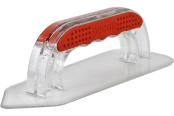 Кельма для декоративных покрытий DECOR 222х84 мм, угловая, пластик, арт. 640-222 Кельма для декоративных покрытий DECOR 222х84 мм, угловая, пластик, арт. 640-222