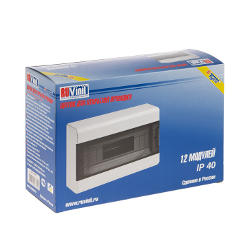 Щиток О/П 12мод. с/дв (пластик, 280*190*93) 68012 *1/6