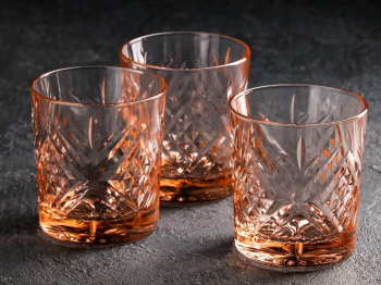 Набор стаканов стекло Luminarc "Зальцбург" 3шт 300мл низкий, розовый 5406535 *1/4