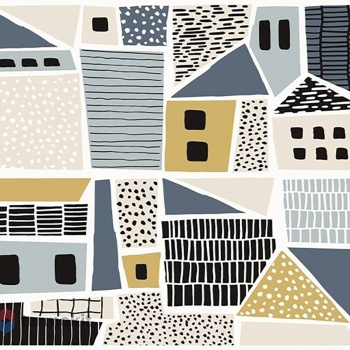 Панно из плитки LB Ceramics Копенгаген, 500х450х8 мм, мульти, 2 плитки