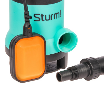 Насос погружной дренажный д/грязной воды 900Вт 15000л/час шнур 10 м STURM WP9790P * 1/4 Насос погружной дренажный д/грязной воды 900Вт 15000л/час шнур 10 м STURM WP9790P * 1/4