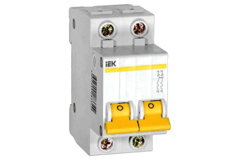 Авт.выкл. IEK ВА47-29 63А/2П 4,5кА х-ка С MVA20-2-063-C *6/72