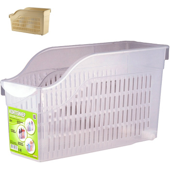 Контейнер д/хранения пластм. 6,0л д/шкафа Выкатной 2 колесика 355х130х200мм арт623("Полимербыт")*1/9 Контейнер д/хранения пластм. 6,0л д/шкафа Выкатной 2 колесика 355х130х200мм арт623("Полимербыт")*1/9