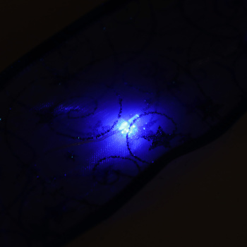 Гирлянда для дома Серпантин лента декоративная «Волшебство» 2 м, 6 см, 20 LED, на батарейках, синий