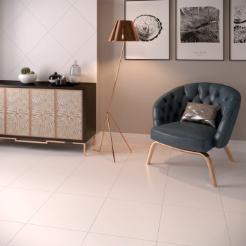 Керамогранит 1.62 м² Gracia Ceramica Monocolor, 450х450х8 мм, белый