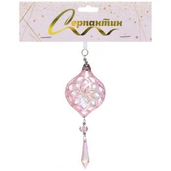 Подвеска "Сказочные узоры" 8*20 см, Розовый Подвеска "Сказочные узоры" 8*20 см, Розовый