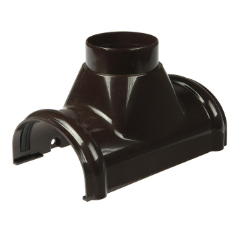 Воронка желоба 120 мм ТехноНиколь, темно-коричневый Воронка желоба 120 мм ТехноНиколь, темно-коричневый