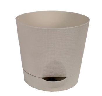 Кашпо пластм. "Le Parterre" 2,8л d верха 190мм h170мм с поддоном Кремовый 204-6 (Tek.A.Tek)*1/20 Кашпо пластм. "Le Parterre" 2,8л d верха 190мм h170мм с поддоном Кремовый 204-6 (Tek.A.Tek)*1/20