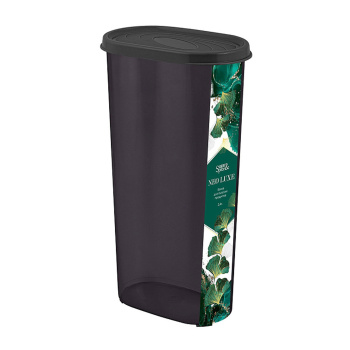 Банка для продуктов пластм. "NEO LUXE" 2,4л 95x190x95мм Дымчатый кварц SE301010079 *1/18