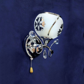 Бра K0867/1W Снежинка 1*60W E27 (h=180, w=150, l=200) *1