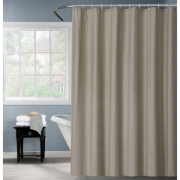 Штора  для ванной "Фора" п/эстер 180*180см "Элит" Титан, без колец FOR-PH101 *1/24