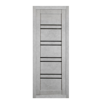 Дверь межкомнатная остеклённая ЦАРГИ ПВХ COMFORT-11 Бетон Снежный 600мм BROZEX-WOOD *1