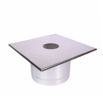 Потолочно-проходной узел ДППУ d115 Х холодный нерж.AISI430/оцин. круглый GS *1/16