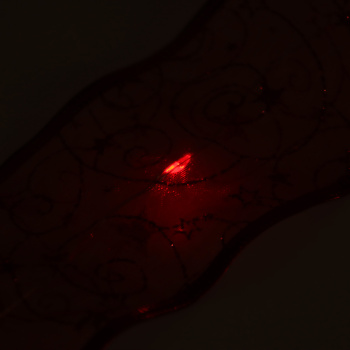 Гирлянда для дома Серпантин лента декоративная «Волшебство» 2 м, 6 см, 20 LED, на батарейках, красный