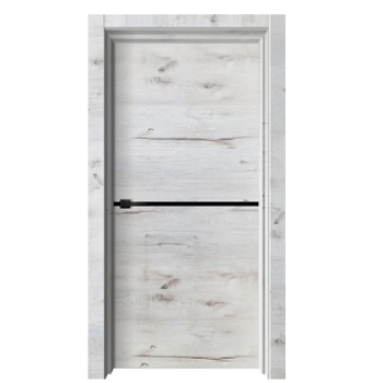 Дверное полотно глухое Двери Гуд WOOD 1, 2000х600х42 мм, дуб арктика