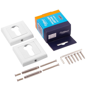 Накладка п/цилиндр белый НОРА-М