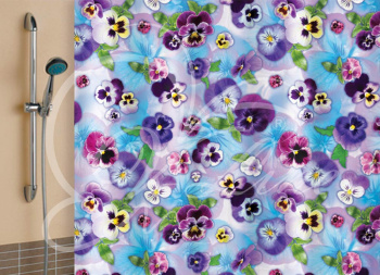 Штора для ванной "V-line" п/эстер 180*180см "Виола" арт.1575-1*1/20