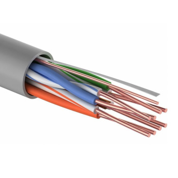 Кабель витая пара UTP 4*2*24 AWG кат.5е омедн.алюм. (м) Rexant 01-0043-3 *305/610
